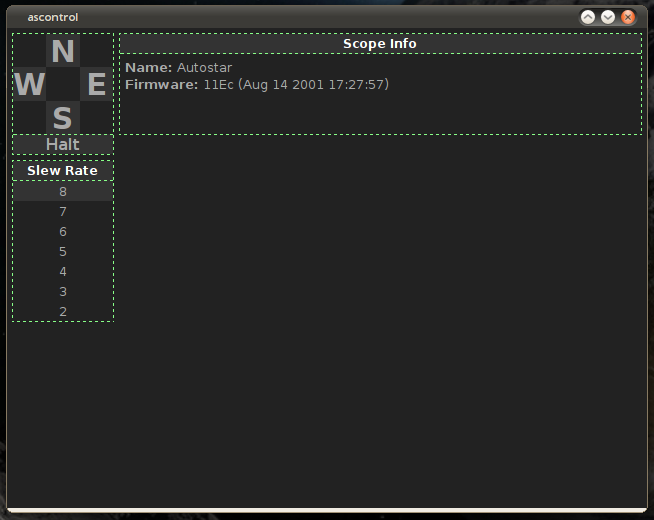 ascontrol scope control GUI